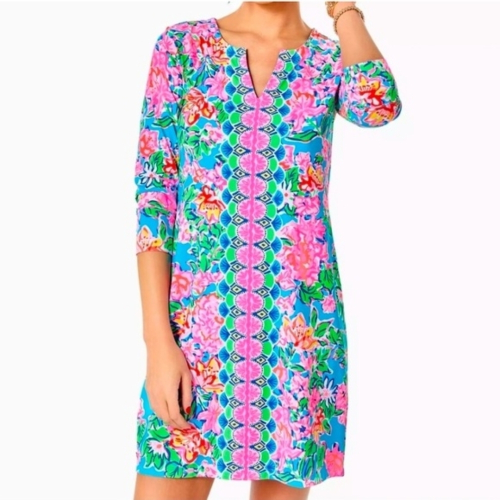 Lilly Pulitzer UPF 50 Engineered Chilly Lilly Nadine Dress - Picture 11 of 11
